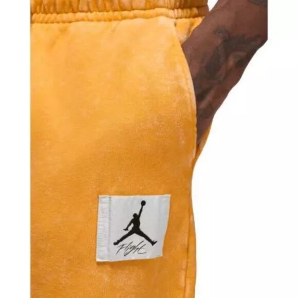 Nike Air Jordan Statement Fleece Sweatpants Men's Size L Taxi Yellow NEW - Picture 4 of 10